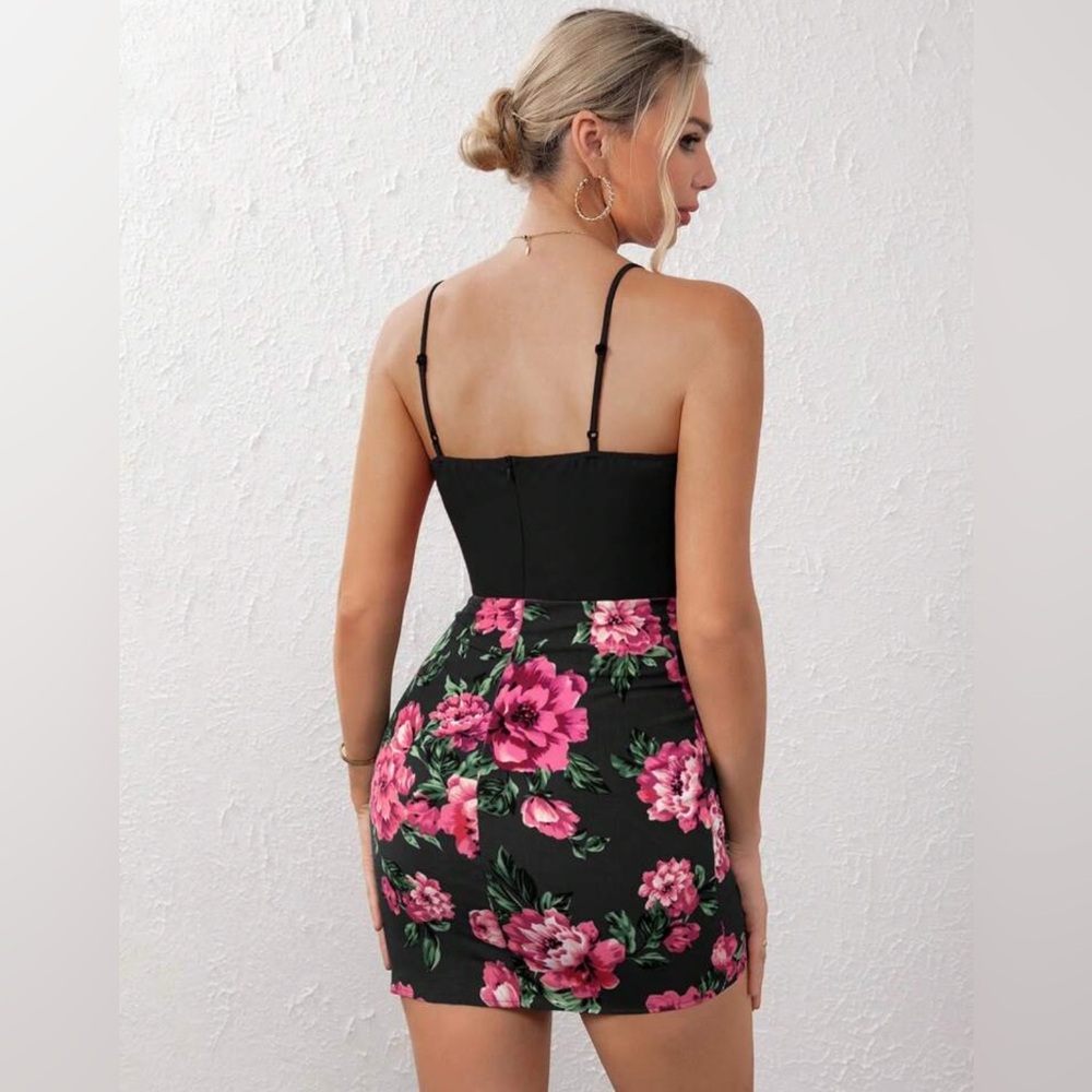 Floral Wrap Dress - Picture 2 of 6